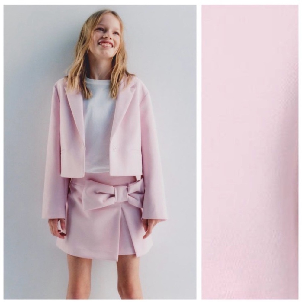 Zara Pink Blazer and Skort Set size 6-7